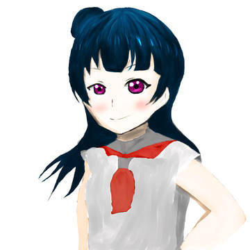 ヨハネ　グリザイユ画法で描いてみた