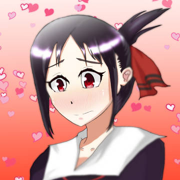 涙ぐむかぐや様