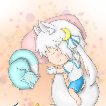 月作ちゃんとまりすくん