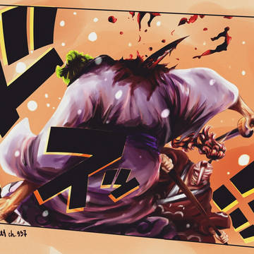 One Piece manga color