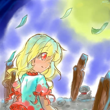 月夜の瓔花