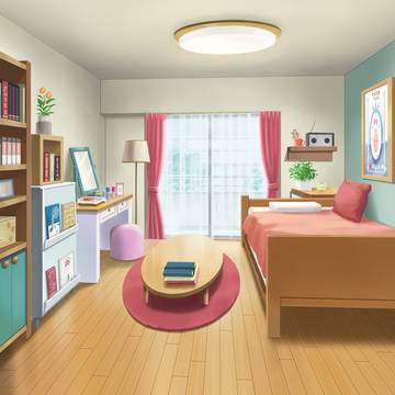 女の子の部屋