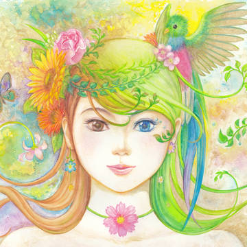花の女の子