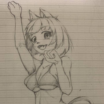 アナログ猫娘