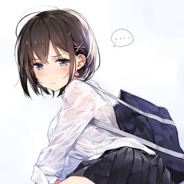濡れ透けJK