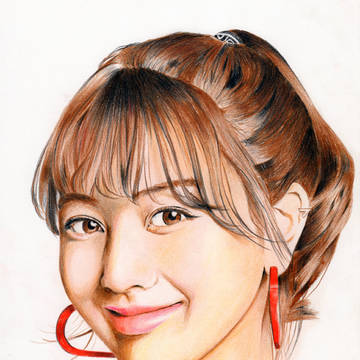 TWICEのジヒョ描いてみました