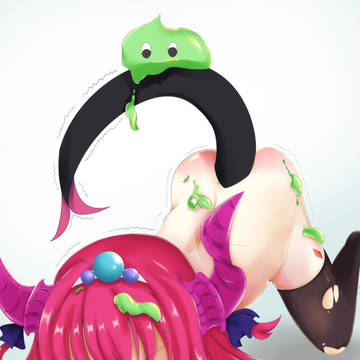 スライムに負けるエリちゃん