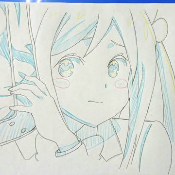 アニメ原画風のぼっち