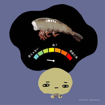 エビの殻むき