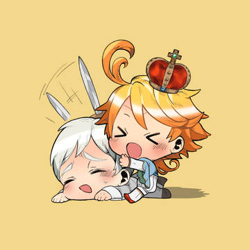 【約ネバ】エマ王子と白馬ノーマン