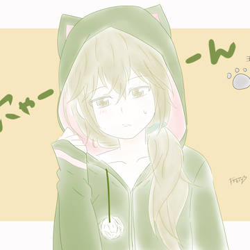 猫フードパーカー