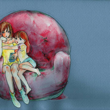 夏休み、両親の帰りが遅いのにホラー映画鑑賞をはじめた姉妹