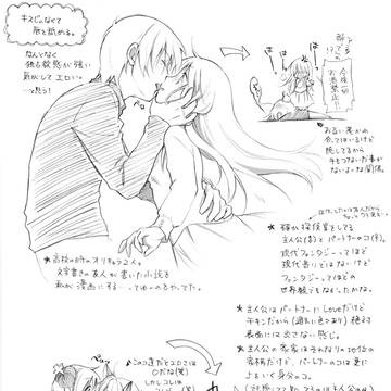 友人に性癖をプレゼンする為に描いたイラストと漫画