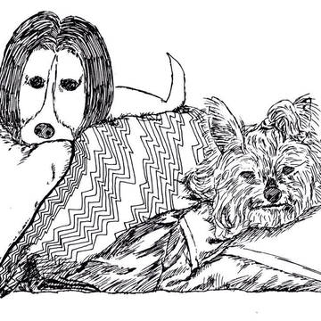 おすとビーグル犬とわんこ