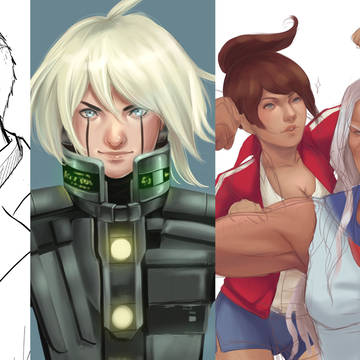 Danganronpa various sketches