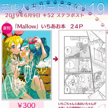 【芸能人はカードが命！19】お品書き＋新刊サンプル