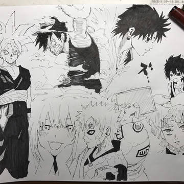 ボールペンで色々描いてみた