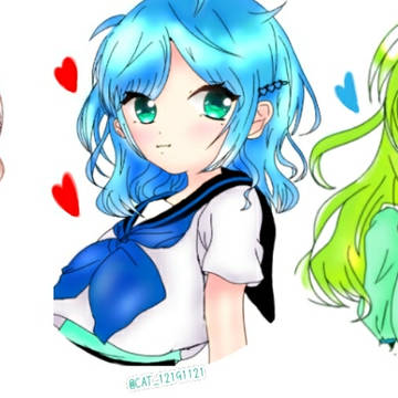 リプもらった番号の色で描く！【第1弾】