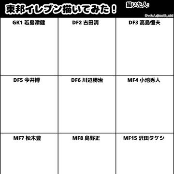 【テンプレ】とーほーイレブン描いてみた