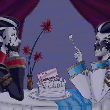 古城で1周年