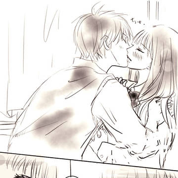 風爽、深いキス