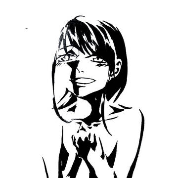 主にボールペンで三堂三姫