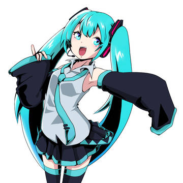 初音ミクを描いたのだ