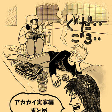 【越境】実家滞在録アカカイ【腐】