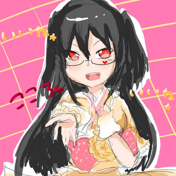 女の子の絵