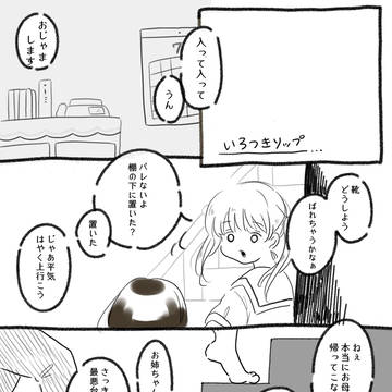 くちびるを染める話(創作百合)