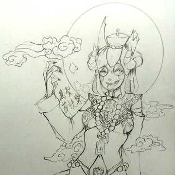 原創畫作 2018 萬聖節卡片