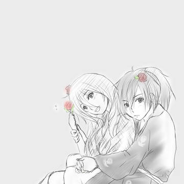 百鬼丸とミオ