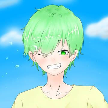 少年 塗ってみた