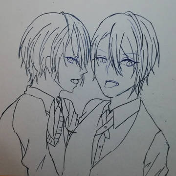 リア友にあげる用のイラスト