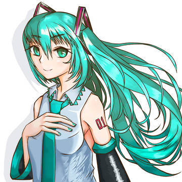塗り練習ミク