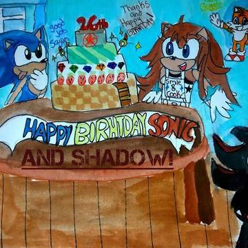 Happy Birthday Sonic and Shadow!