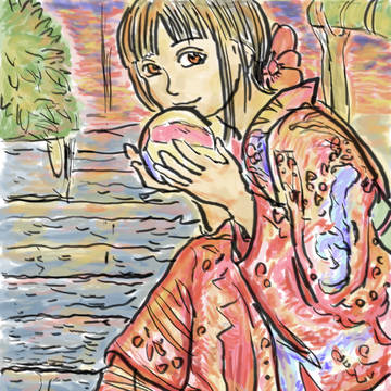 着物の女の子