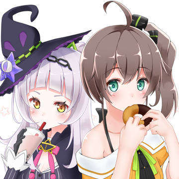 まつりちゃんとシオンちゃん