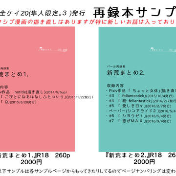 【全ケイ20】再録サンプル(新荒)※通販追加