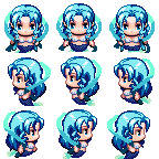 【足元の国】歩行ドット絵投稿サンプル・アリア【ゲーム化】