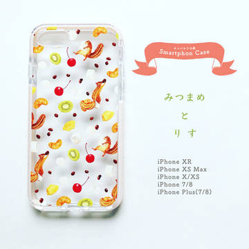 ［iPhoneケース]みつまめとりす