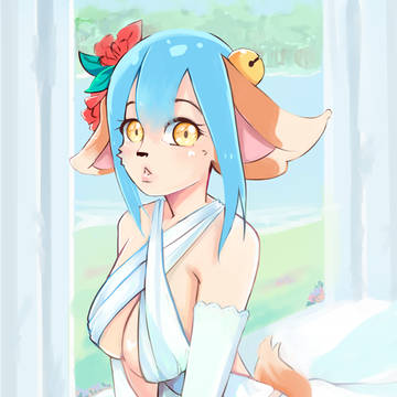 White dress