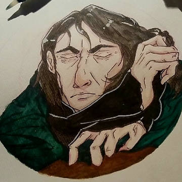 Sleeping Severus Snape