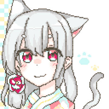 オリキャラを猫耳にしてみる