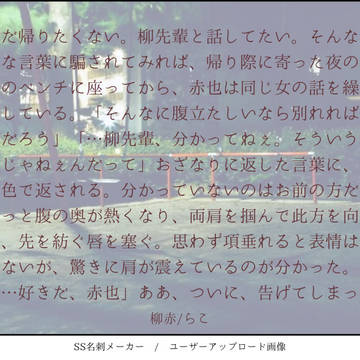 柳赤ssまとめ 3