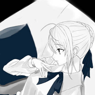 临摹 saber