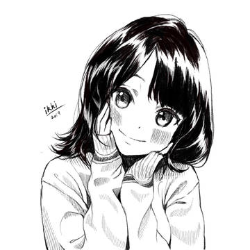嬉しい少女