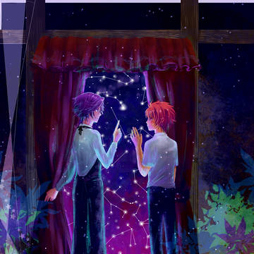 【WEB再録 トキ音カフェパロ】星の出逢う場所で、あなたと(後)