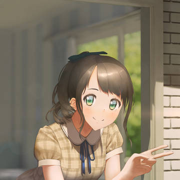 チェック柄ワンピース