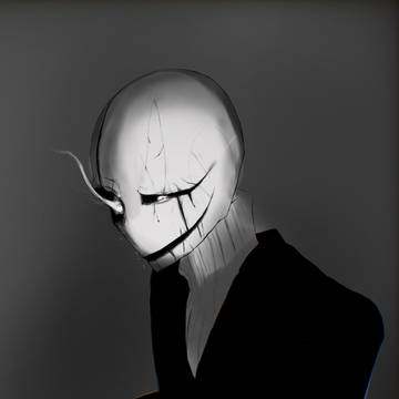 手が描けない奴が描いたガスター博士